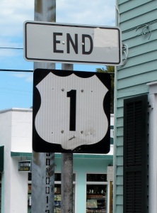 Key West is literally the end of the road. If you started in Maine driving south on U.S. Highway 1, this is where you'd end up. 
